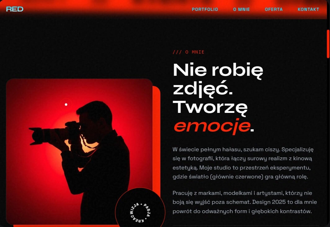 Podgląd strony Aura Agency